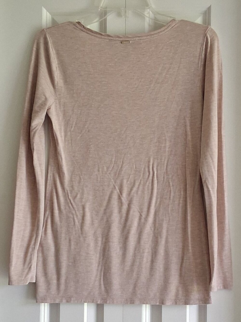 White House Black Market Beige Long Sleeve Top Women's Size XS - Picture 4 of 11
